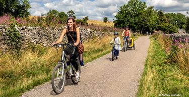 Traffic free cycle trails in the Visit Peak District Derbyshire